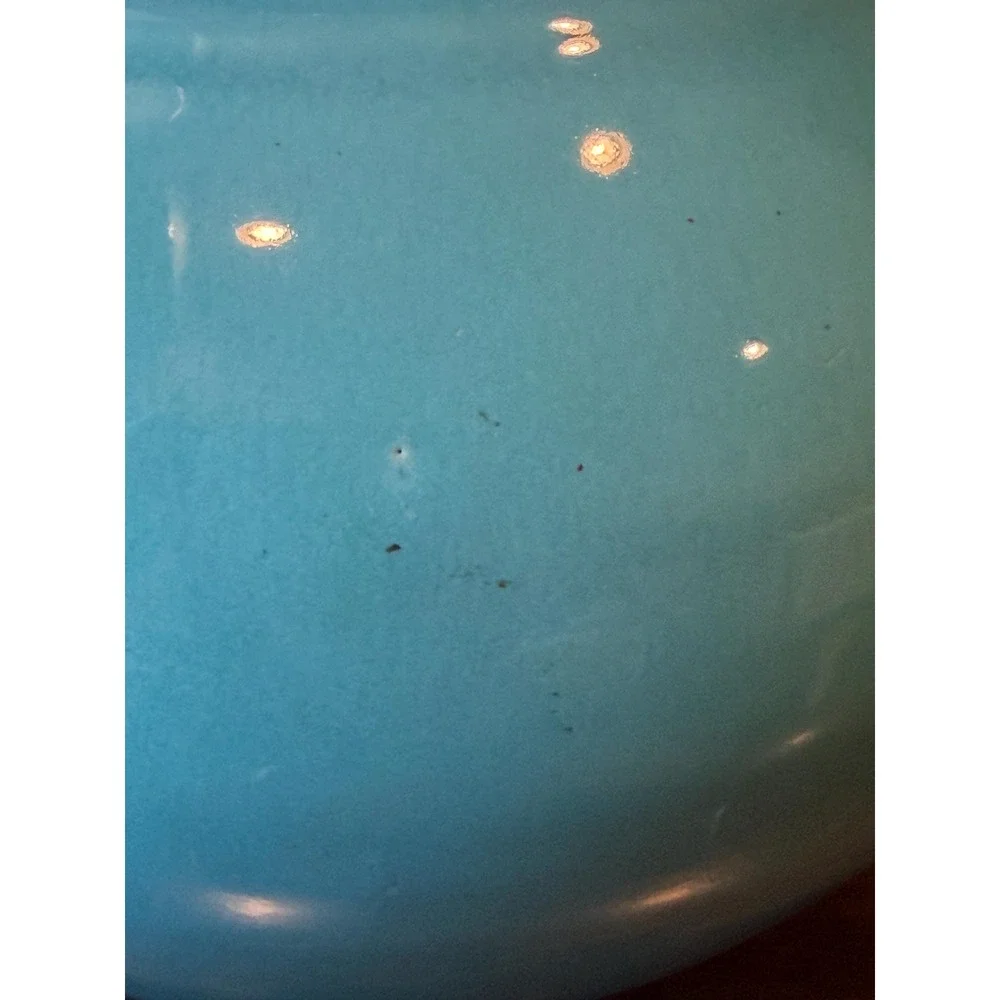 Vintage Gladding McBean El Patio Glacial Blue Drip Glaze Coffee Carafe
